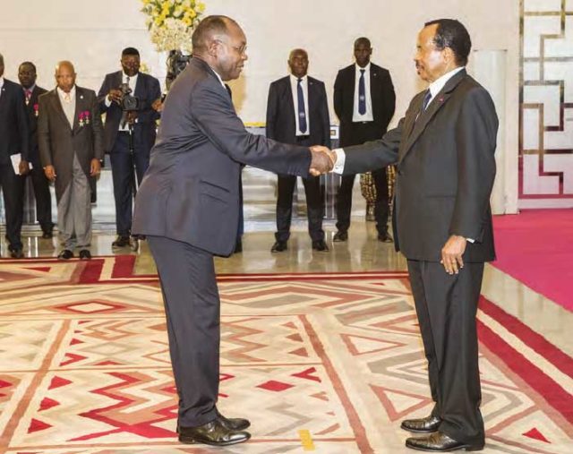 L’ambassadeur de la République Gabonaise a tenu à le rappeler au président Paul Biya ce jeudi 9 janvier 2020 pendant la cérémonie de présentation des vœux de nouvel an.