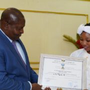 Elle a reçu cette distinction honorifique des mains de Faustin-Archange Touadera, président de la République centrafricaine et par ailleurs, président en exercice de la Conférence des chefs d’Etat de la Communauté économique et monétaire de l’Afrique Centrale (Cemac).  C’était le 23 avril 2024, au palais de la Renaissance à Bangui. Céleste Kapen ajoute ainsi une nouvelle ligne à son CV (Curriculum Vitae).