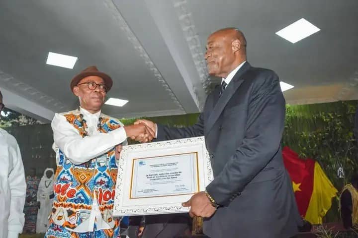 C’était en marge de la cérémonie de remise du certificat de l'Unesco aux chefs traditionnels Sawa par le ministre des Arts et de la culture, Pierre Ismaël Bidoung Mpkwatt samedi 5 juillet 2025,  relatif à l’inscription du Ngondo au patrimoine culturel immatériel de l’humanité.