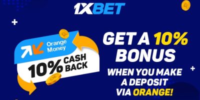 Ce bookmaker fiable apprécie la fidélité de ses joueurs et propose donc des conditions promotionnelles encore plus avantageuses. Auparavant, en réapprovisionnant son compte via le système de paiement mobile Orange, il était possible de toucher 5 % de cashback sur le montant du dépôt. 1xBet est heureux d'annoncer que ce montant a désormais doublé, atteignant 10 % !