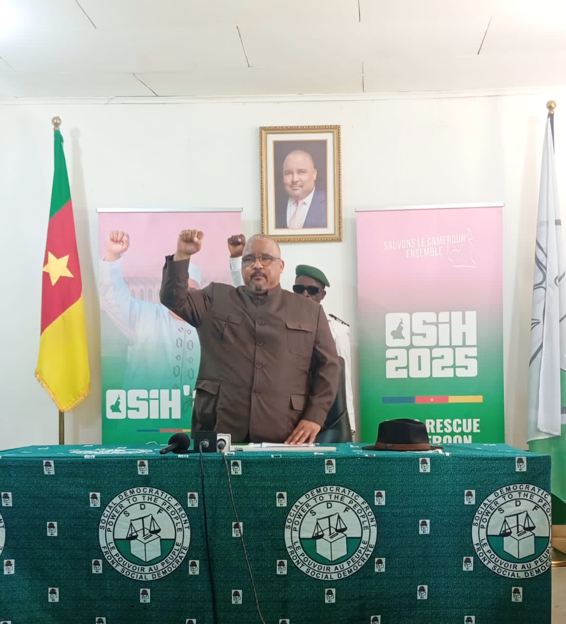 Le Social Democratic Front (SDF) a tenu sa réunion ordinaire du Comité Exécutif National (NEC) le 13 septembre à Yaoundé, à quelques semaines du début de la campagne électorale. Les travaux étaient présidés par le candidat à l'élection présidentielle, Joshua Osih.