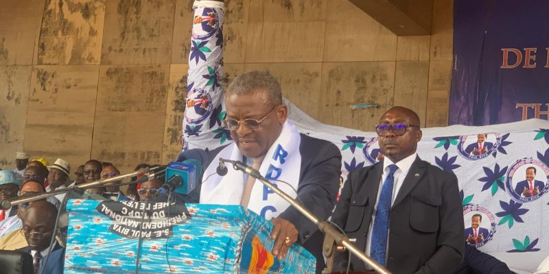 Pour le chef du gouvernement camerounais, Dr Joseph Dion Ngute, qui a animé un meeting ce samedi 27 septembre, le président sortant est le meilleur choix de la région le 12 octobre prochain.