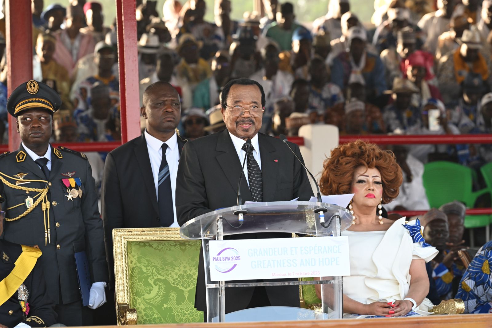 Cameroun : l'intégralité du discours de campagne de Paul Biya à Maroua ...