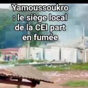 La capitale politique ivoirienne a été le théâtre d’une nouvelle flambée de violences, le lundi 20 octobre 2025. En marge des contestations liées à l’élection présidentielle à venir, le siège local de la Commission électorale indépendante (CEI) a été réduit en cendres, attisant davantage les inquiétudes autour du climat politique national.