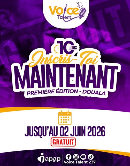 Le journaliste et rédacteur en chef de Global LTV, Pytagore Lakoudji, a officiellement lancé ce vendredi 22 mai à Douala la première édition de Voice Talent, une plateforme dédiée à la détection et à la promotion des talents vocaux camerounais.