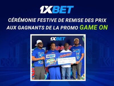Cérémonie festive de remise des prix aux gagnants de la promo Game On par 1xBet