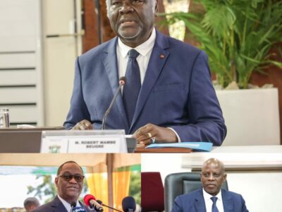 Premier ministre Robert Beugré Mambé, Vice-Premier ministre Téné Birahima Ouattara et ministre Adama Diawara interpellés par les parents de bacheliers pour la rentrée 2026-2027