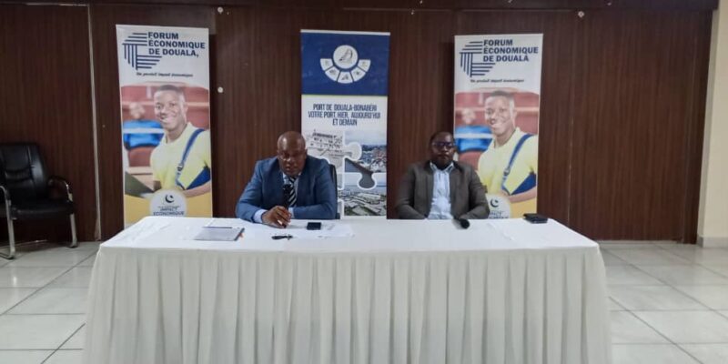 Conférence de presse du Forum économique de Douala 2026 avec Olivier Kinguè Moli et Patrick Nkene Zogo II