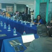 Participants à l'atelier de rédaction du document de stratégie contre la violence en milieu scolaire organisé par le Minedub avec l'appui de l'UNICEF et du GPE le 19 octobre 2026 à Douala